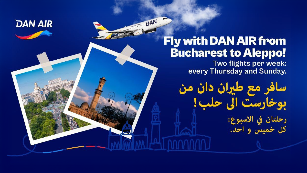 De la București direct spre Alep, al doilea oraș ca mărime din Siria