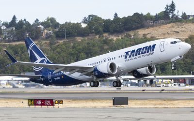 Bun venit acasă, YR-BGO! Primul Boeing 737 MAX 8 TAROM a aterizat la Otopeni